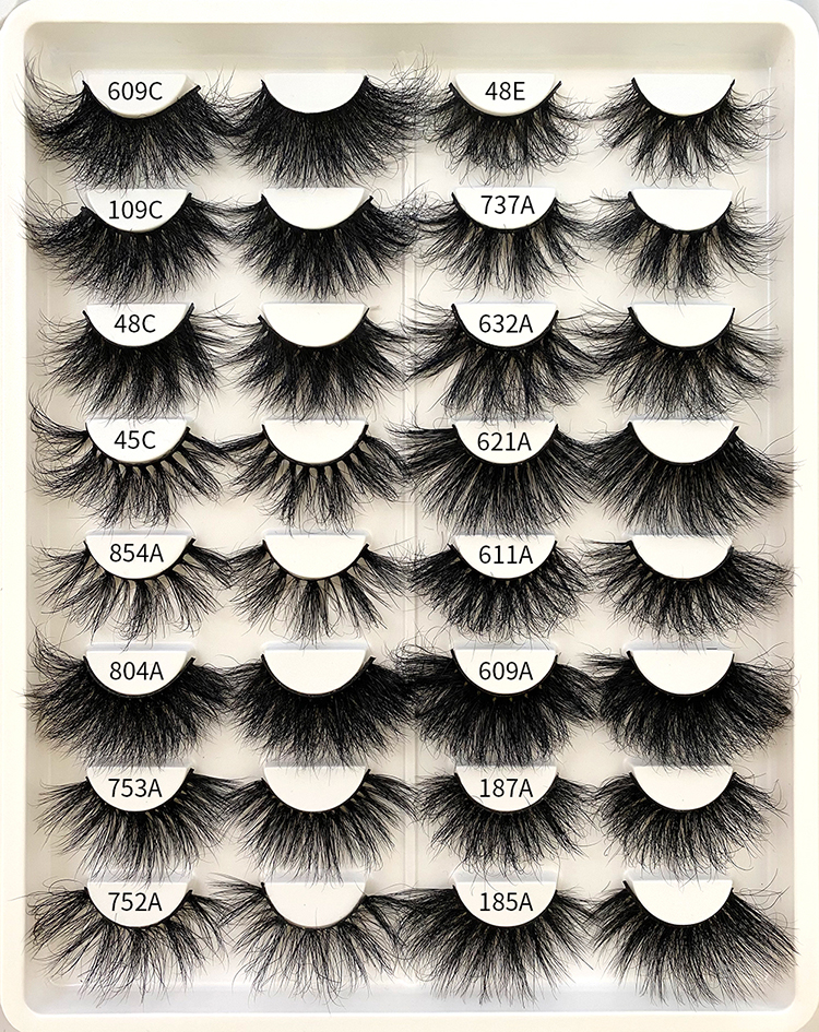 25mm mink lashes catalogue