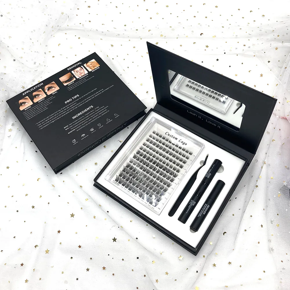 lash cluster kit with mirror