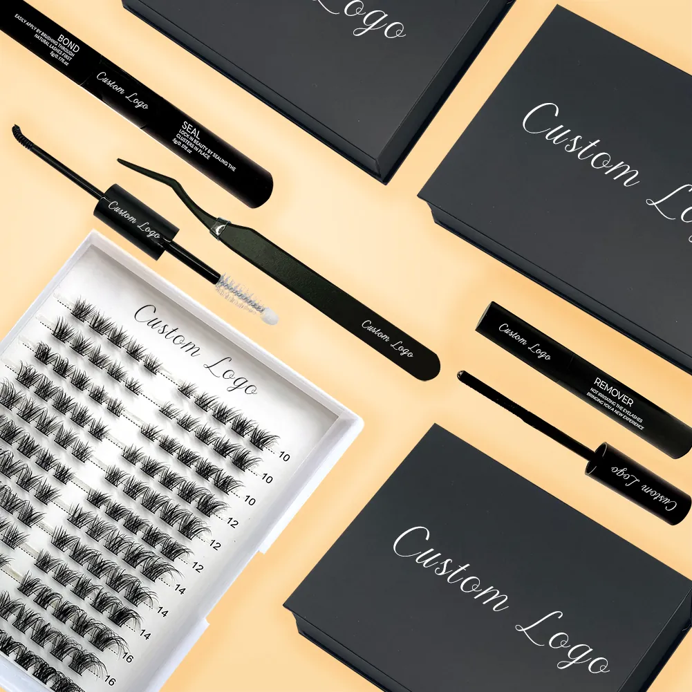 double layers lash cluster kit
