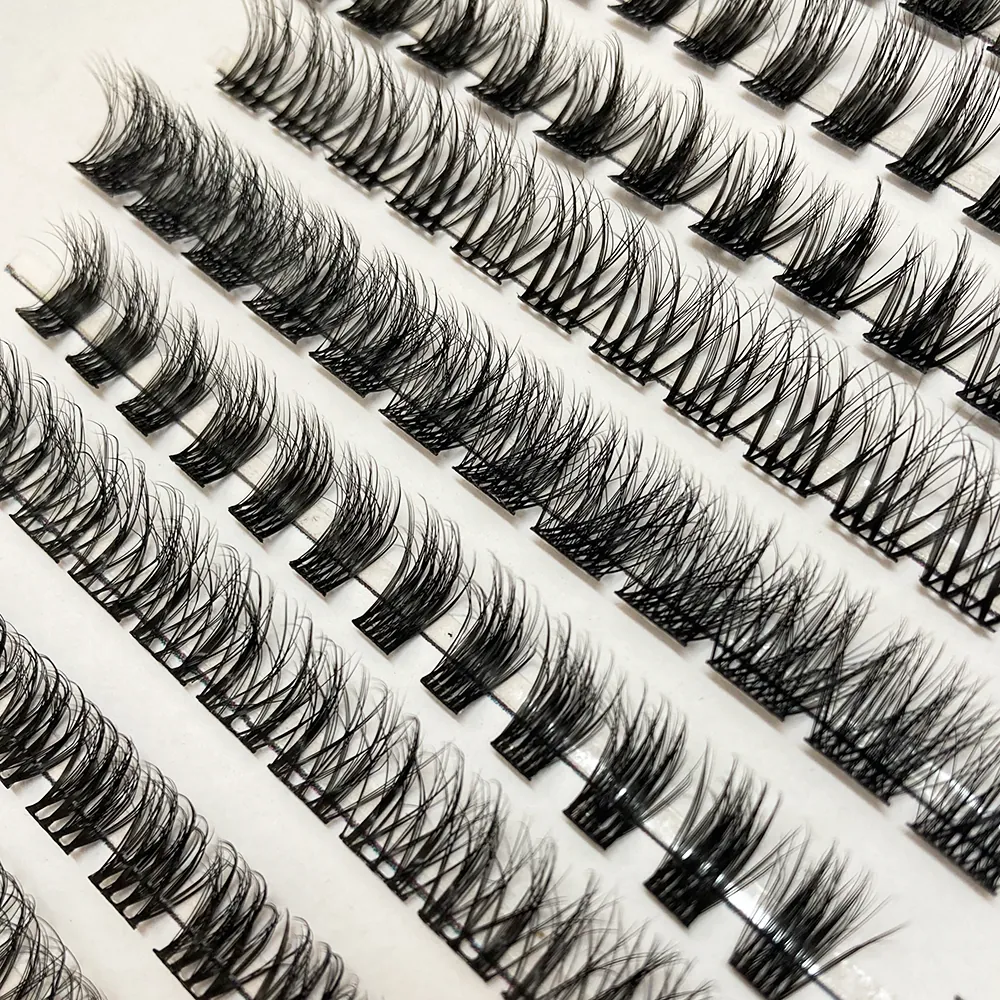 fluffy lash clusters