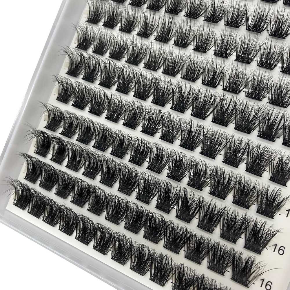 fluffy lash clusters
