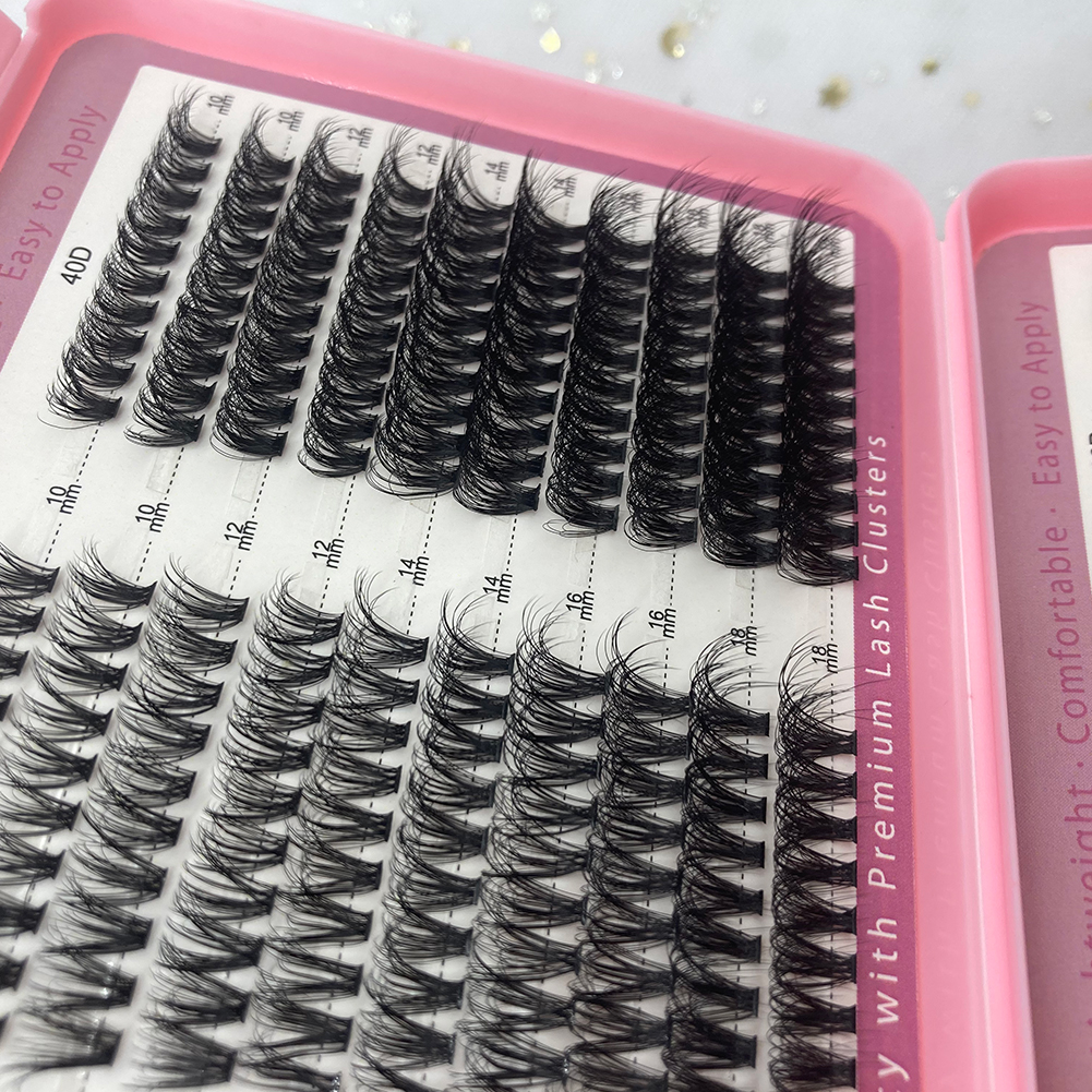 diy cluster lash extensions