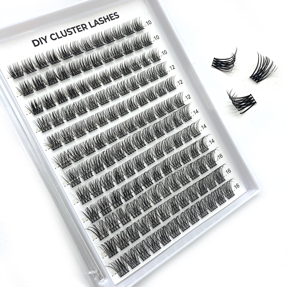 natural lash clusters