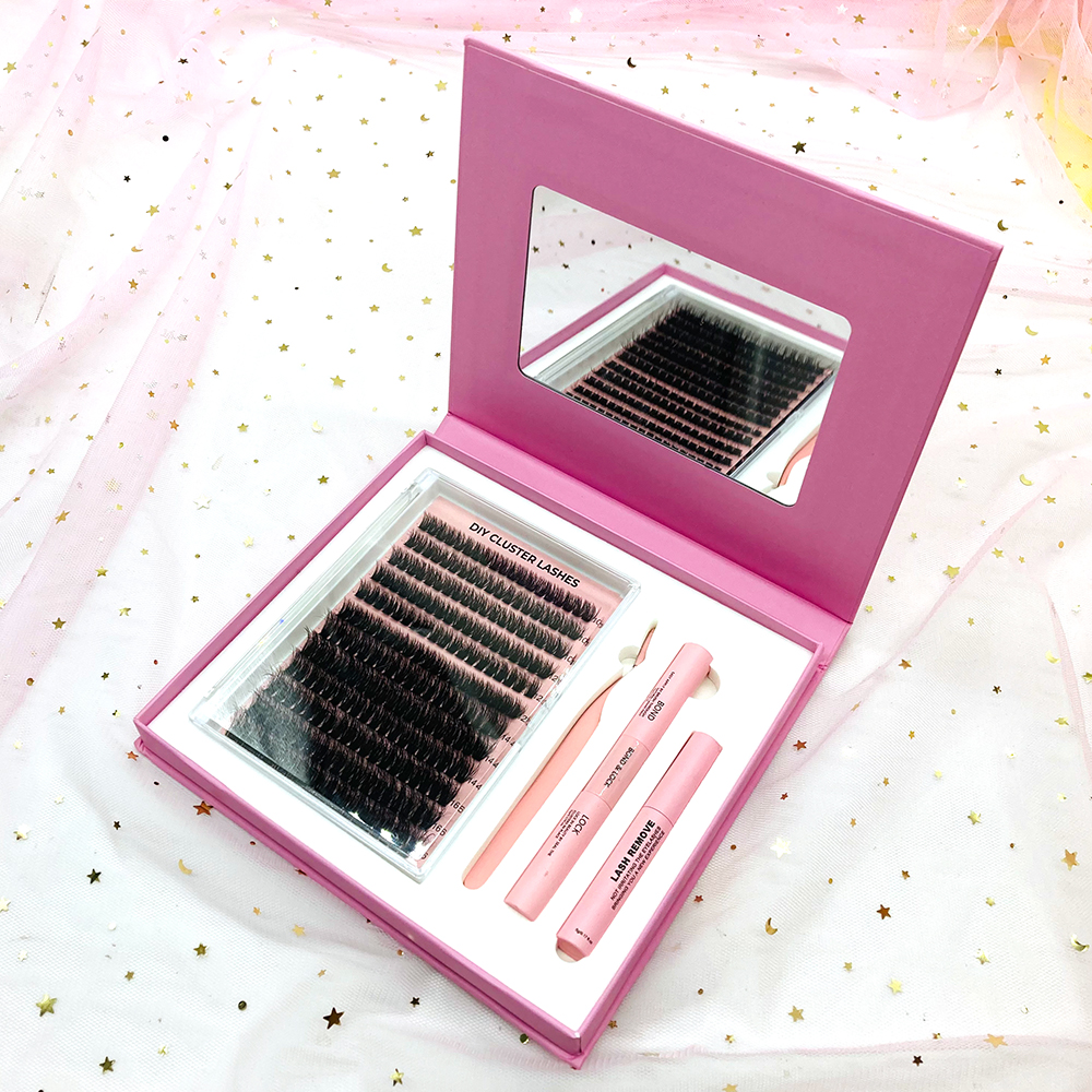 fluffy lash clusters
