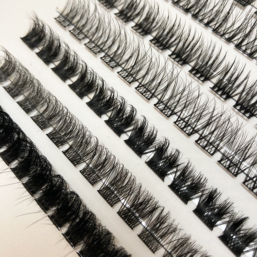 fluffy lash clusters