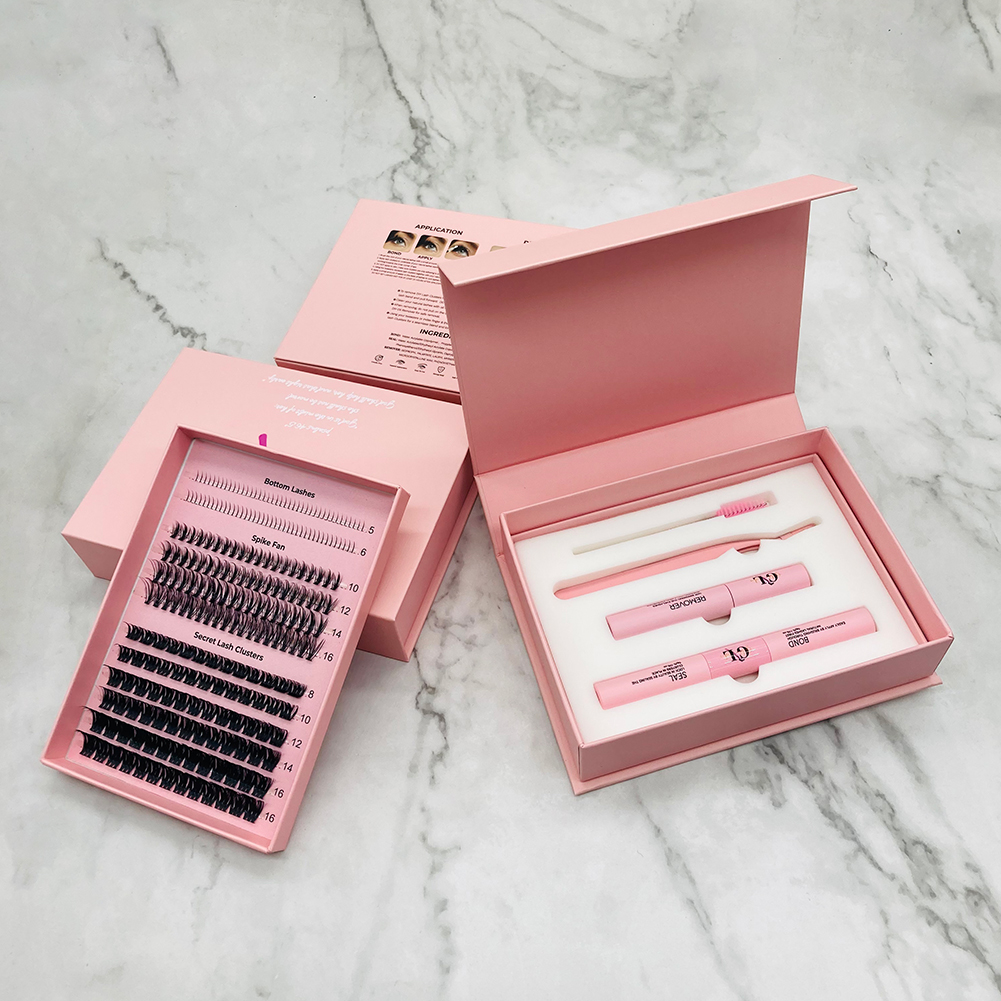 double layers lash cluster kit