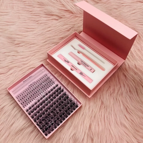 Wholesale Private Label Cluster Lashes from Lashes Factory