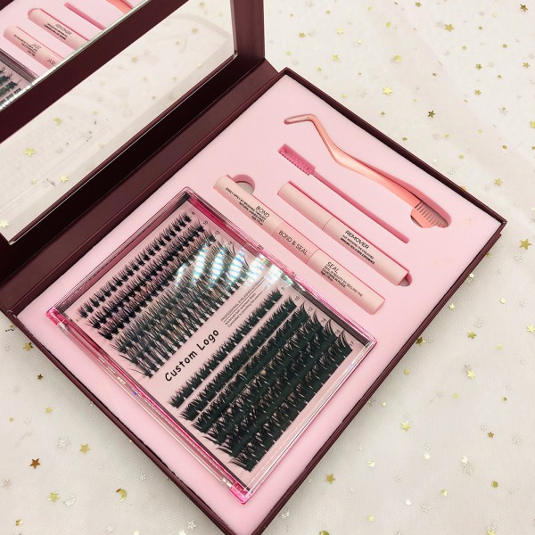 diy cluster eyelash extensions