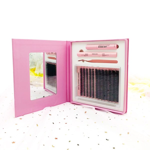 lash cluster kit with mirror