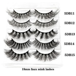 5DB series natural faux mink lashes