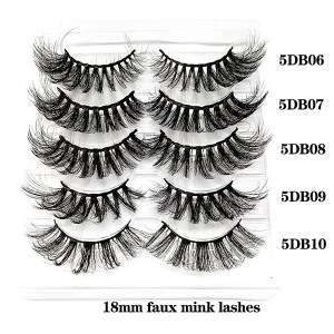 5DB series natural faux mink lashes