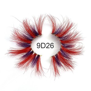 25mm colorful mink lashes