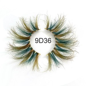 25mm colorful mink lashes