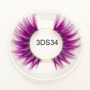 20mm colorful mink lashes