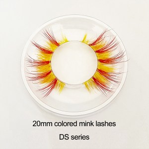 20mm colorful mink lashes