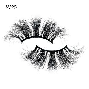 25mm mink lashes-W01