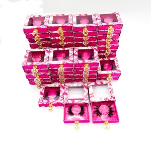 Square money case lash boxes with diamond handle
