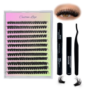 volume cluster lashes